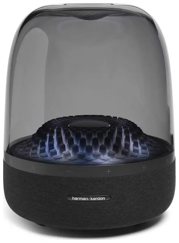 Aura Studio 4 Bluetooth Lautsprecher 100 W (Schwarz, Transparent) 