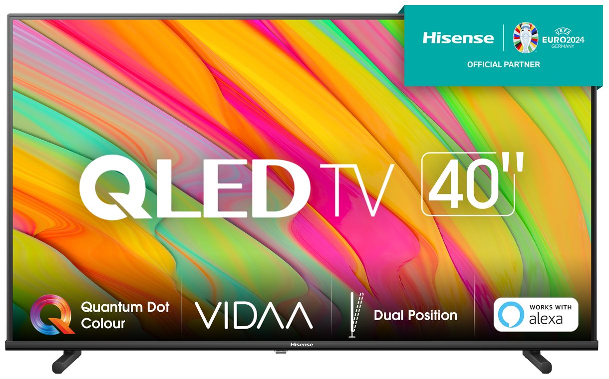 40A5KQ QLED 101,6 cm (40 Zoll) Fernseher Full HD VESA 200 x 200 mm (Schwarz) 