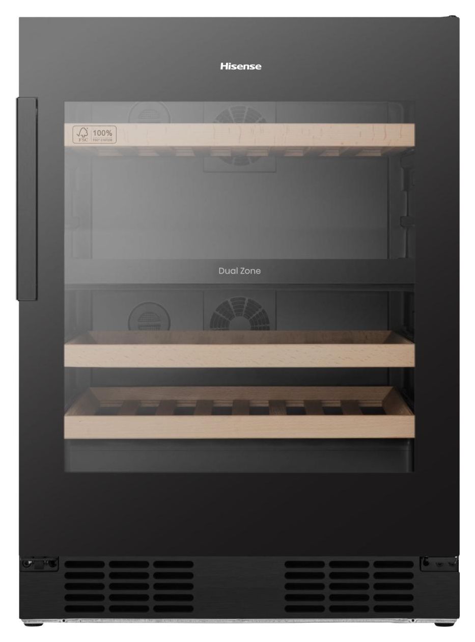 Freistehend weinkeller, Schwarz, 128 l 
