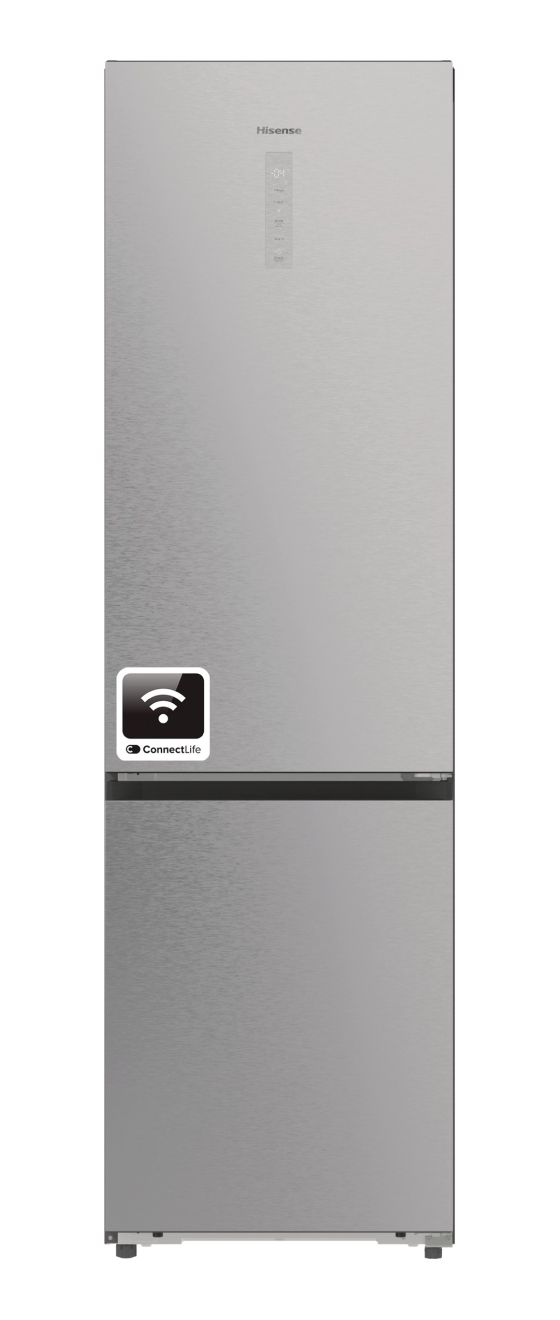 RB5P410SACC 253 l / 130 l Kühl-Gefrierkombi freistehend NoFrost 181,59 kWh Jahr (Grau, Edelstahl, Dunkles Grau) 