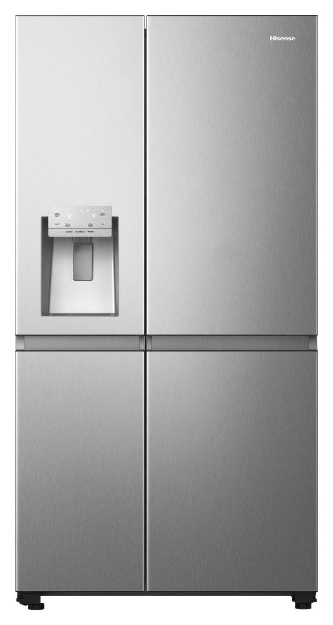 RS818N4TIC Side-by-Side Kühl-/ Gefrierkombination 417 l / 200 l 221 kWh NoFrost 1795 mm x 910 mm  (Grau, Edelstahl) 