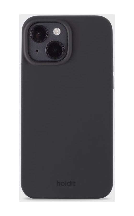 Silicone Case Cover für Apple iPhone 13  (Schwarz) 