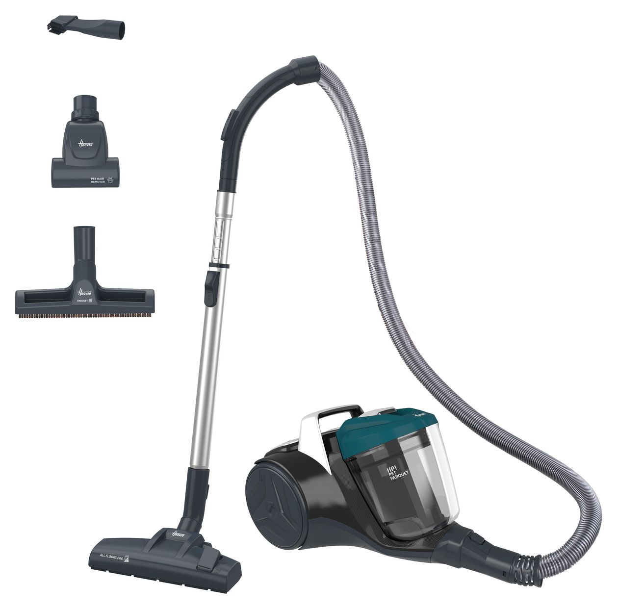 BR71_BR30 Bodenstaubsauger Beutellos 700 W EPA  (Schwarz) 