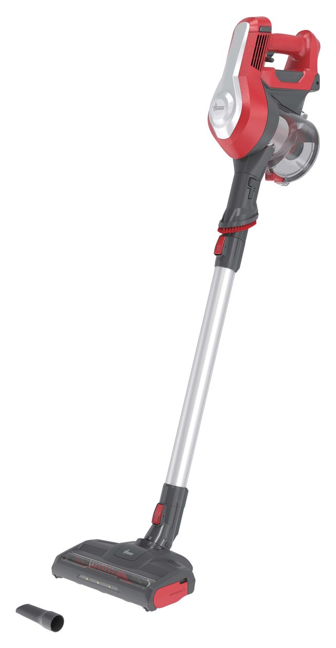 HF122RH011 Handstaubsauger Beutellos bis 40 min Laufzeit 22 V Stoff  (Rot, Silber) 