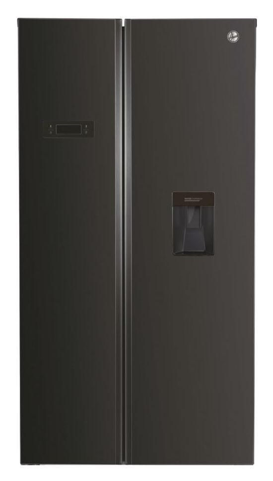 HHSBSO6174BWD Side-by-Side Kühl-/ Gefrierkombination 344 l / 185 l 312 kWh NoFrost 1770 mm x 900 mm  (Anthrazit) 