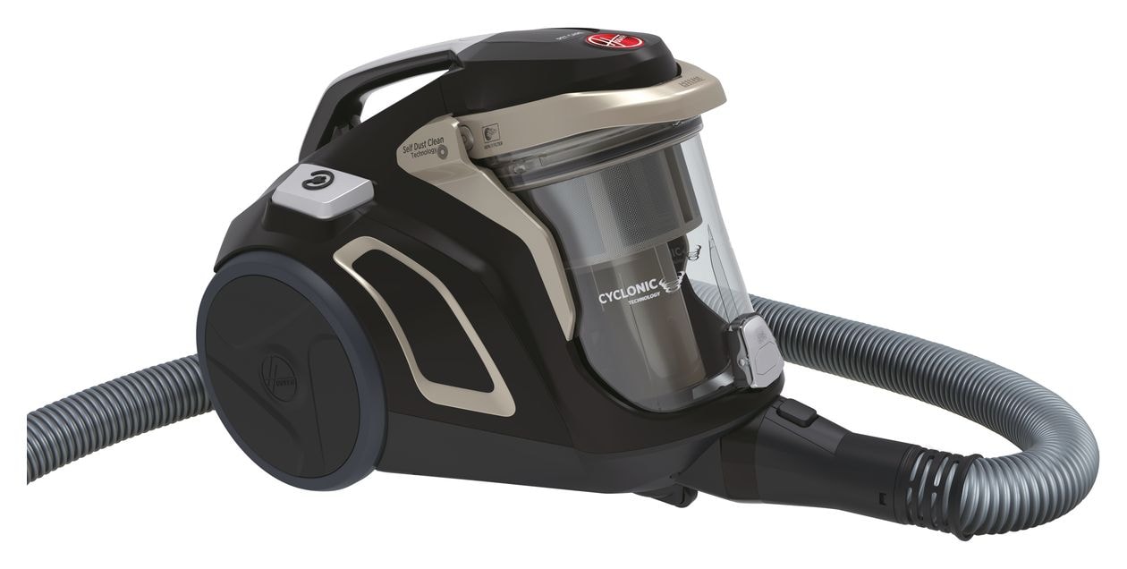 HP720PET Bodenstaubsauger Beutellos 850 W HEPA  (Schwarz) 