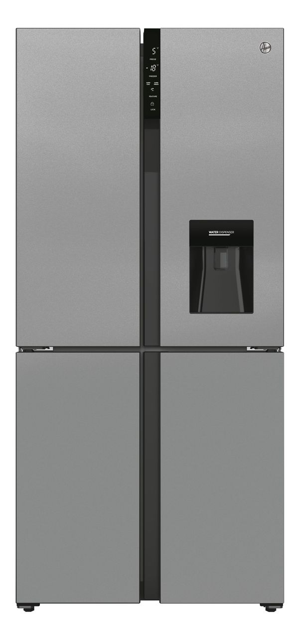 HSC818EXWD Side-by-Side Kühl-/ Gefrierkombination 284 l / 148 l 282 kWh NoFrost 1830 mm x 836 mm  (Silber) 