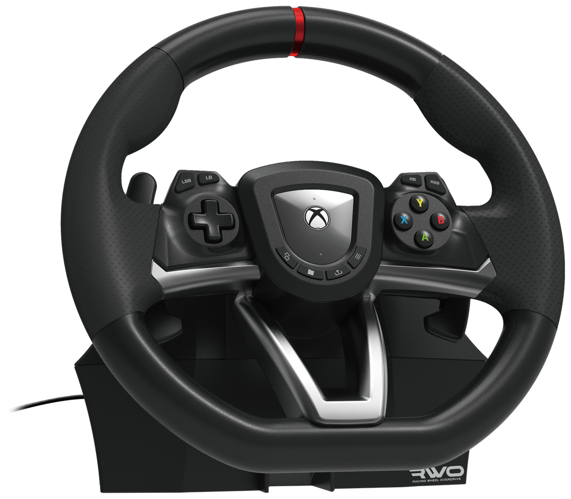 Racing Wheel Overdrive Lenkrad + Pedale Xbox Series S, Xbox Series X Kabelgebunden (Schwarz, Silber) 