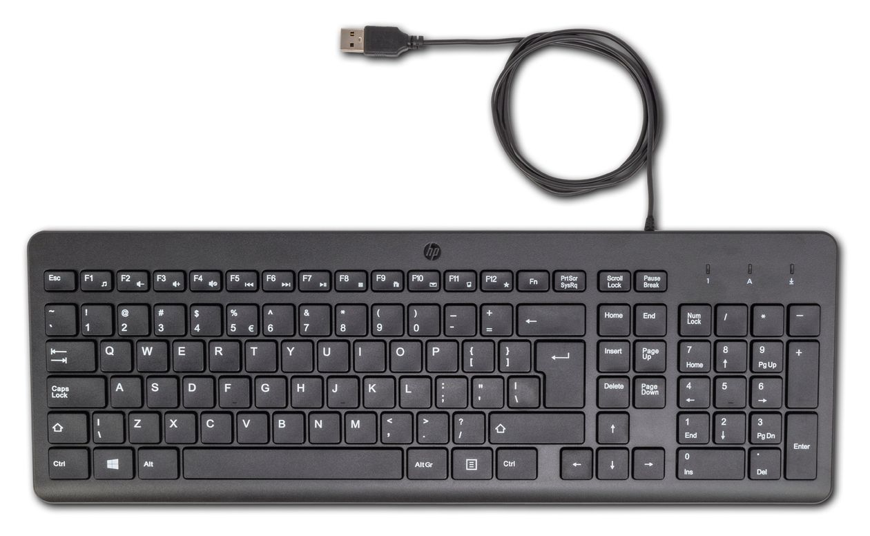 150 Universal Tastatur USB  (Schwarz) 