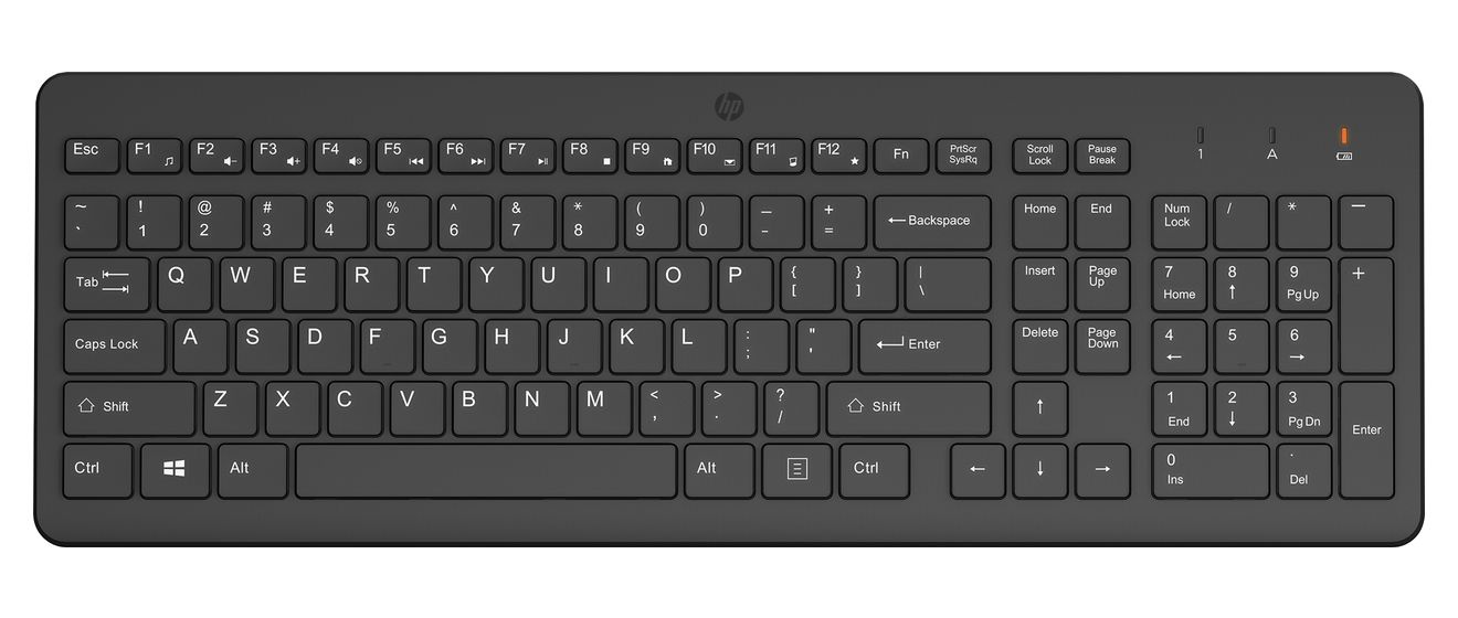 220 Home Tastatur RF Wireless 2.4 GHz  (Schwarz) 