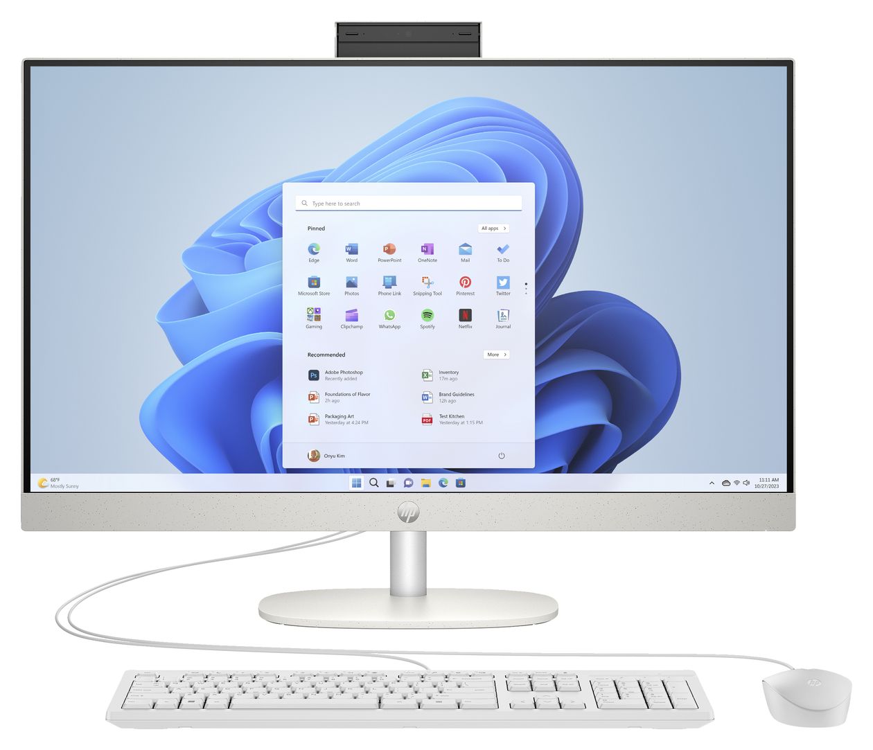 27-cr0655ng All-in-One-PC 68,6 cm (27 Zoll) 2,8 GHz AMD Ryzen 5 16 GB Ram 1 TB SSD Windows 11 Home intern 