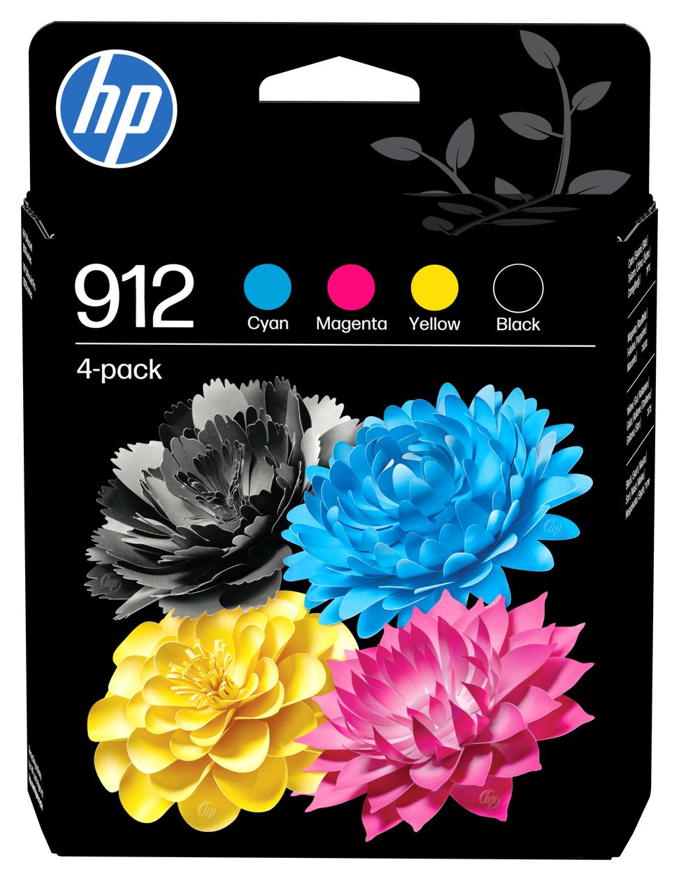 Nr.912 4er-Pack originale Druckerpatronen Schwarz, Cyan, Magenta, Gelb 6,5 ml 4 ml 250 Seiten 