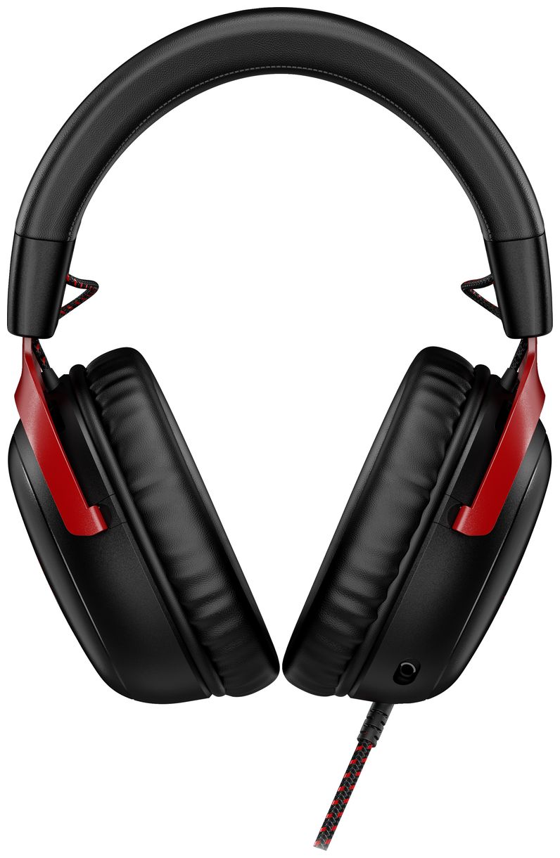 HyperX Cloud III Over Ear Kopfhörer Kabelgebunden (Schwarz, Rot) 