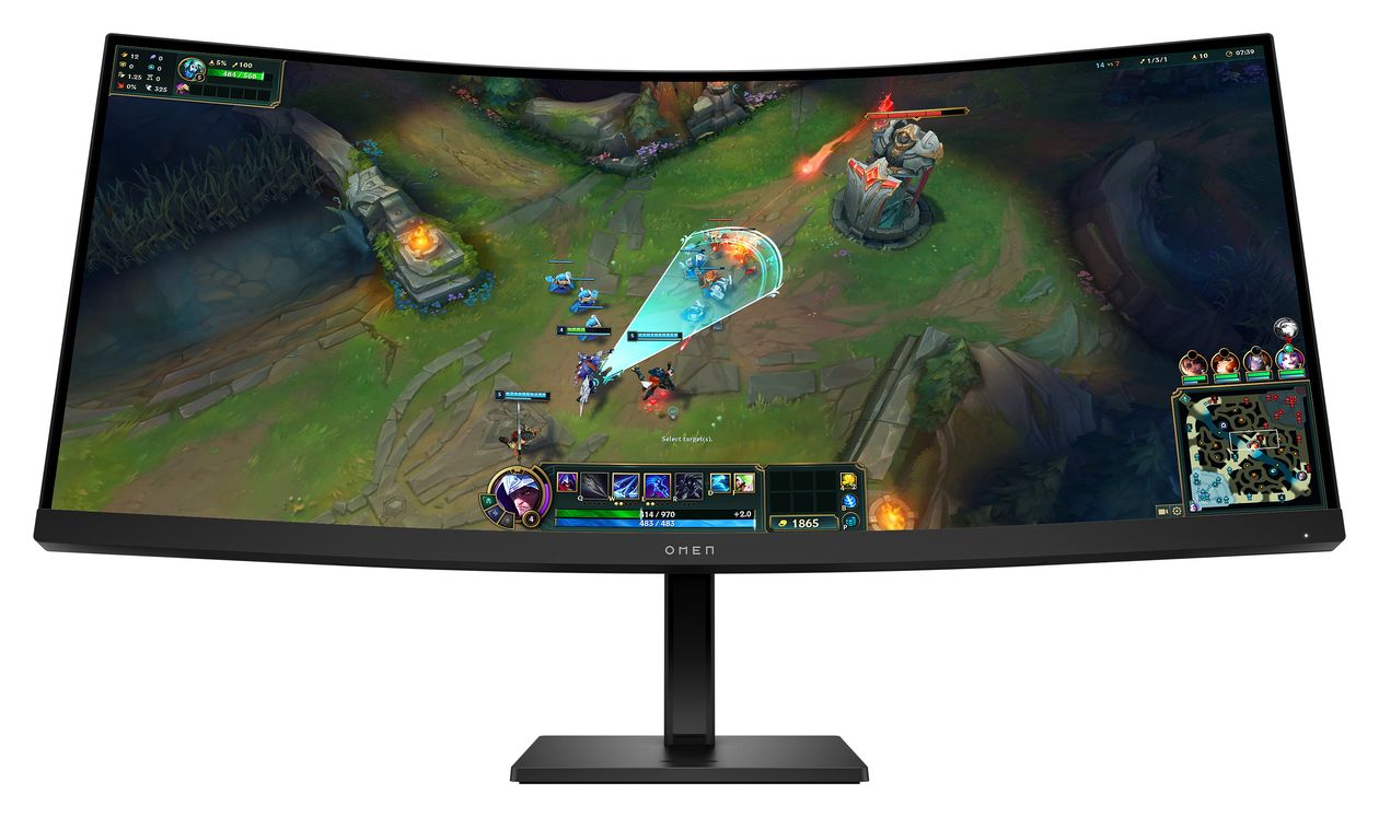 LCD  OMEN 34c G2 curved VA 34 86,4 cm WQHD 3440x1440 1ms 185 Hz 400 nits2xHDMIDPVESA 