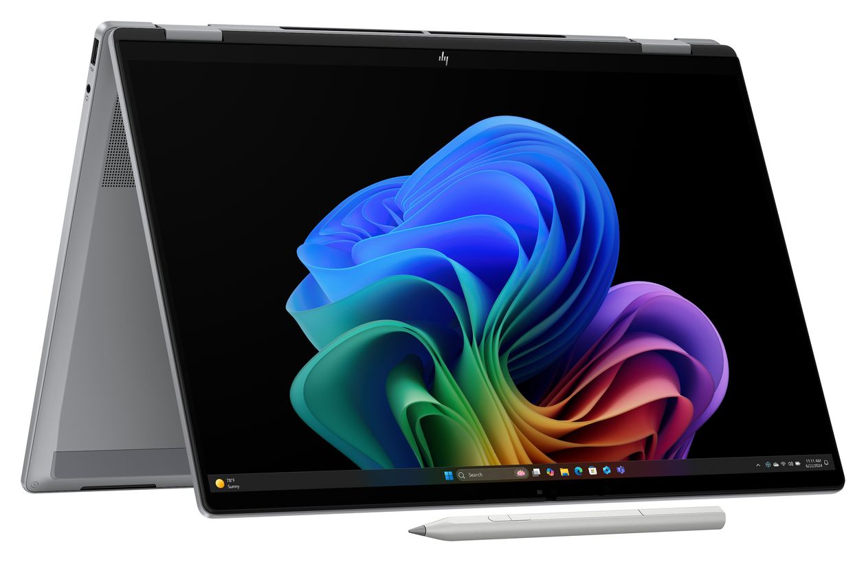 OmniBook X Flip 16-ar0677ng 2K Ultra HD Notebook 40,6 cm (16 Zoll) 2880 x 1800 Pixel 1 TB SSD Windows 11 Home AMD Ryzen 7 max. 5 GHz  (Silber) 