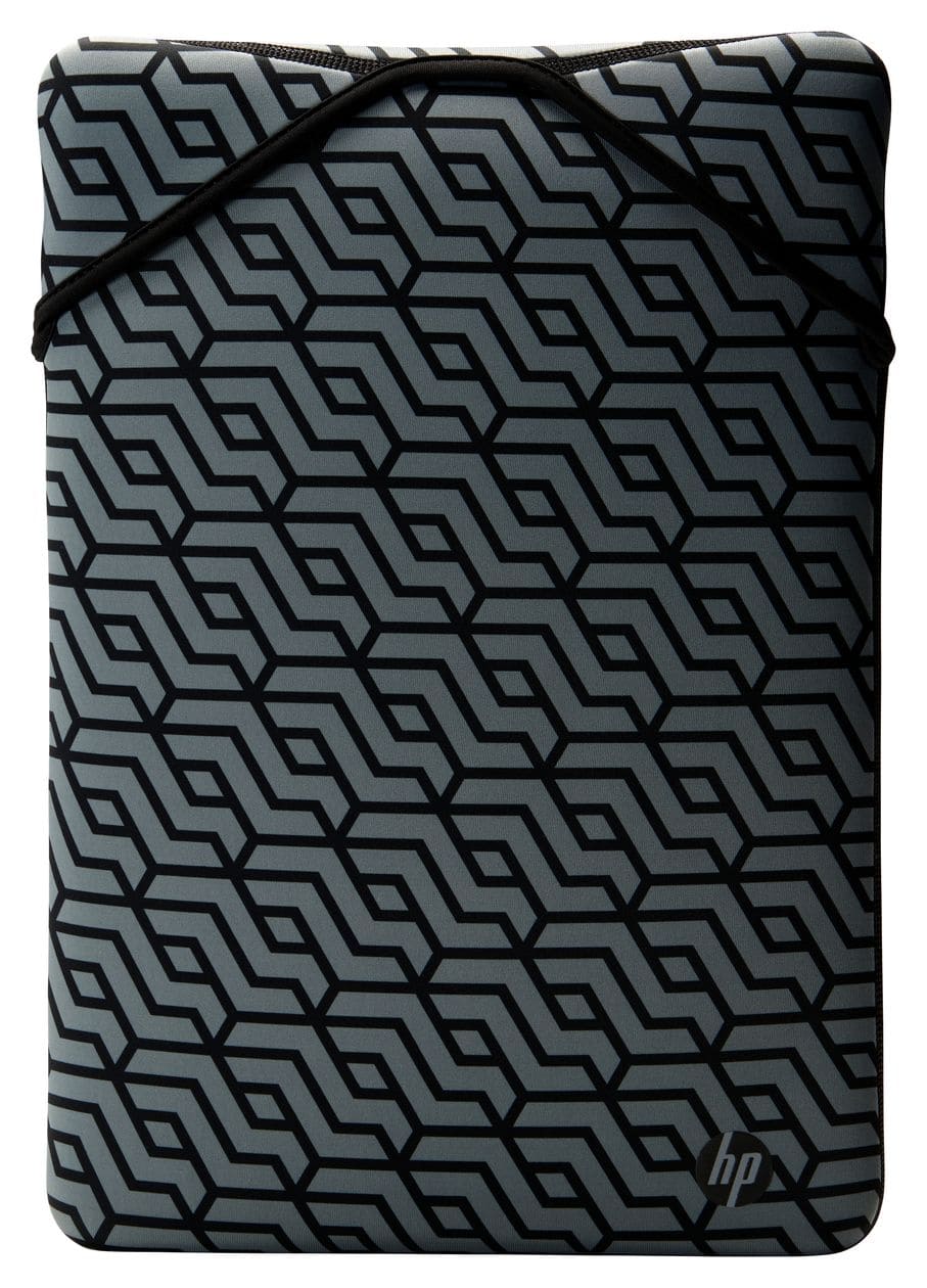 Wende-Notebook-Sleeve Geo bis 35,8 cm (14.1 Zoll) (Grau) 