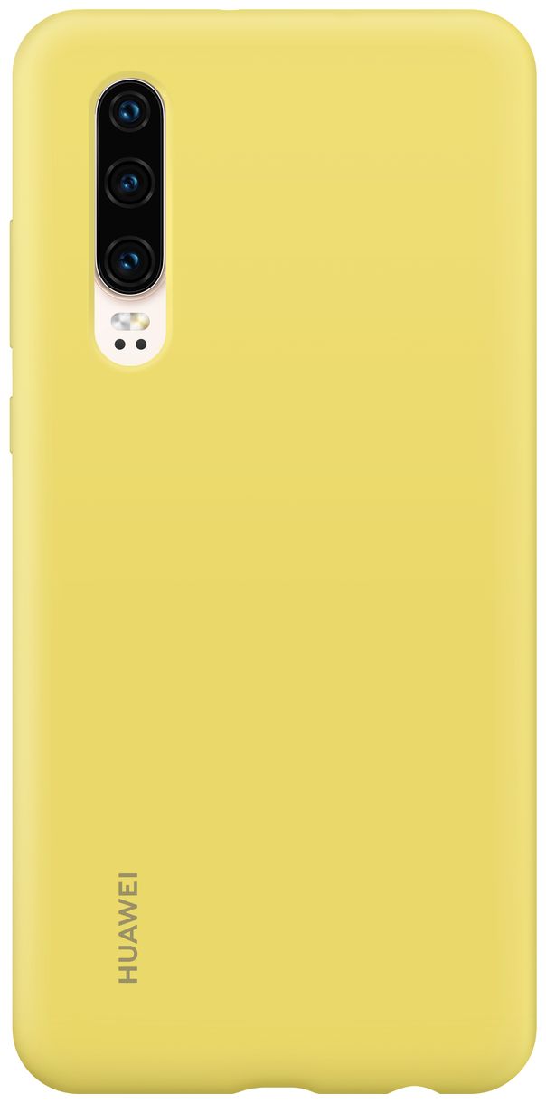 Silikon Car Case Cover für Huawei P30 (Gelb) 