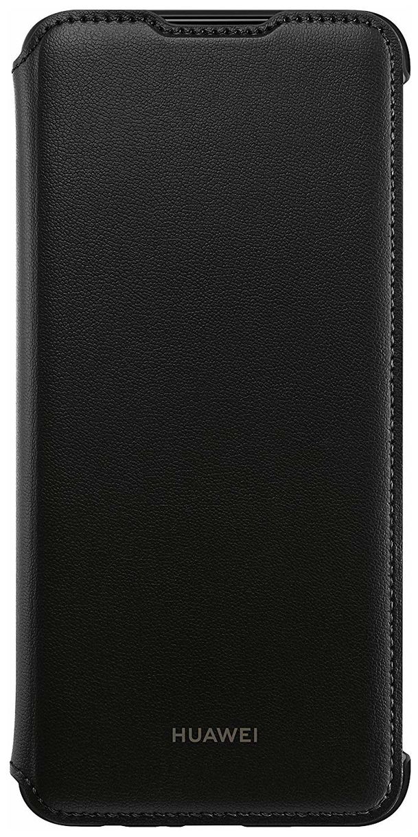 Flip Cover Folio für Huawei P Smart 2019 (Schwarz) 