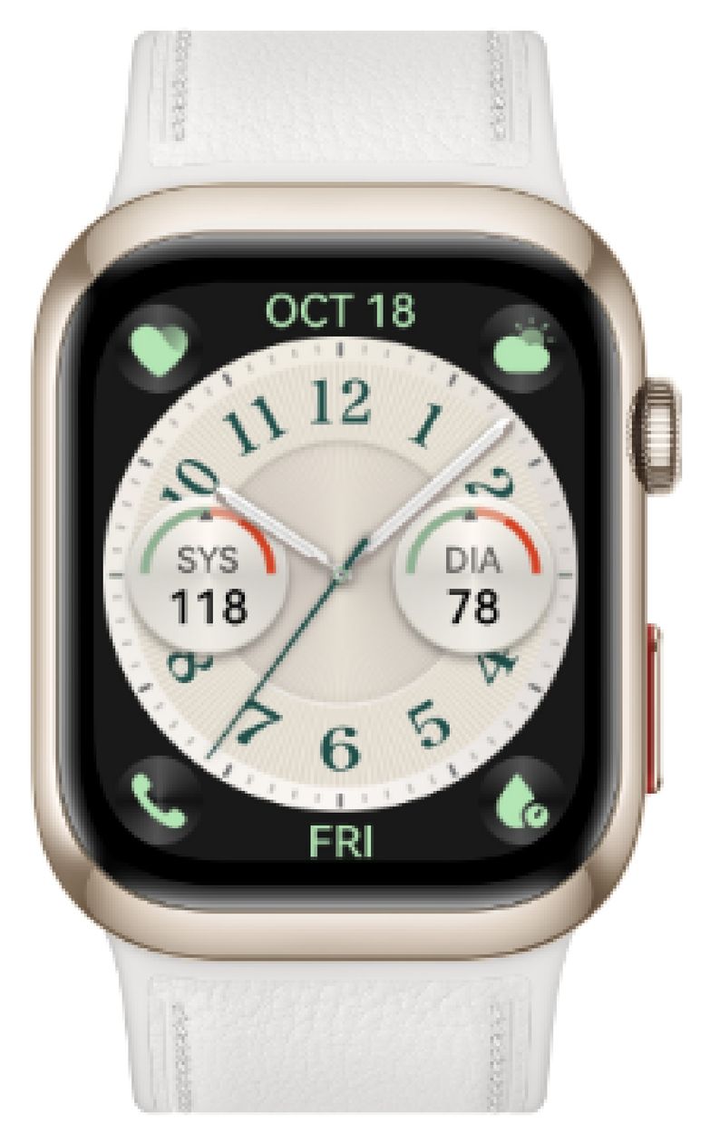 Watch D2 Digital 48 mm M/L Smartwatch Rechteckig IP68 347 ppi  (Gold) 