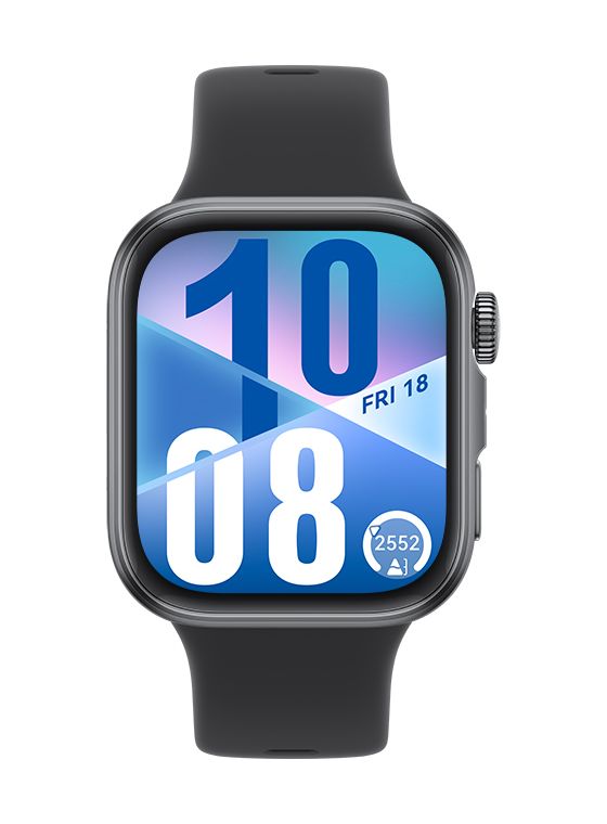 Watch Fit 4 Digital 38 mm Smartwatch Rechteckig 168 h 337 ppi  (Schwarz) 