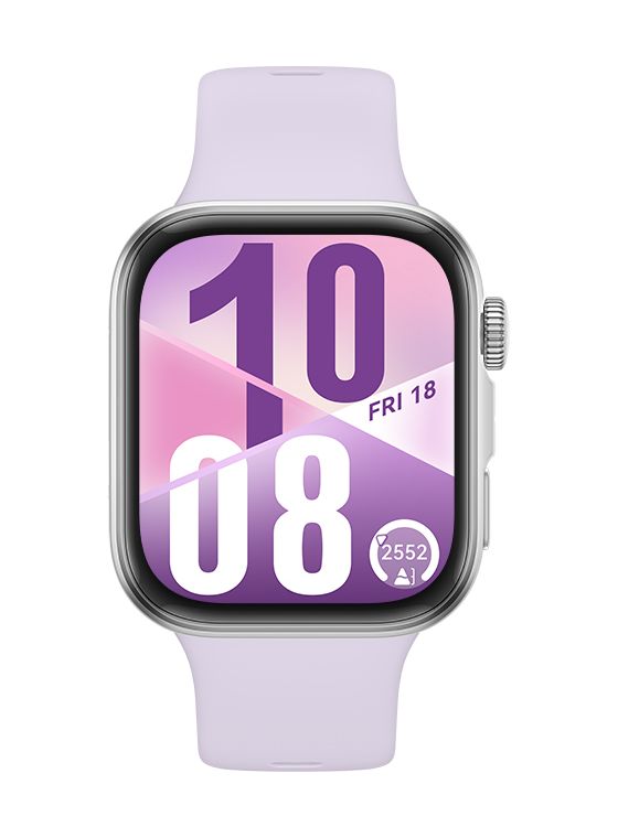 Watch Fit 4 Digital 38 mm Smartwatch Rechteckig 168 h 347 ppi  (Silber) 