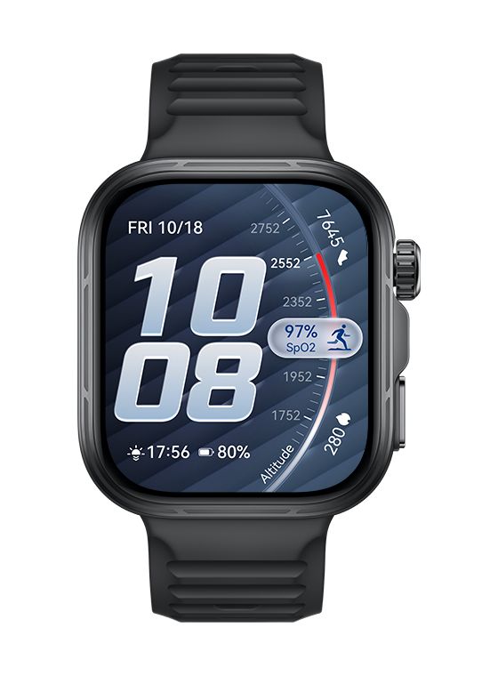 Watch Fit 5 Pro Digital 44.5 mm Smartwatch Rechteckig IP6X 240 h 328 ppi  (Schwarz) 