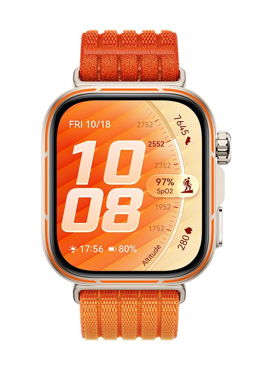 Watch Fit 5 Pro Digital 44.5 mm Smartwatch Rechteckig IP6X 240 h 328 ppi  (Gold) 