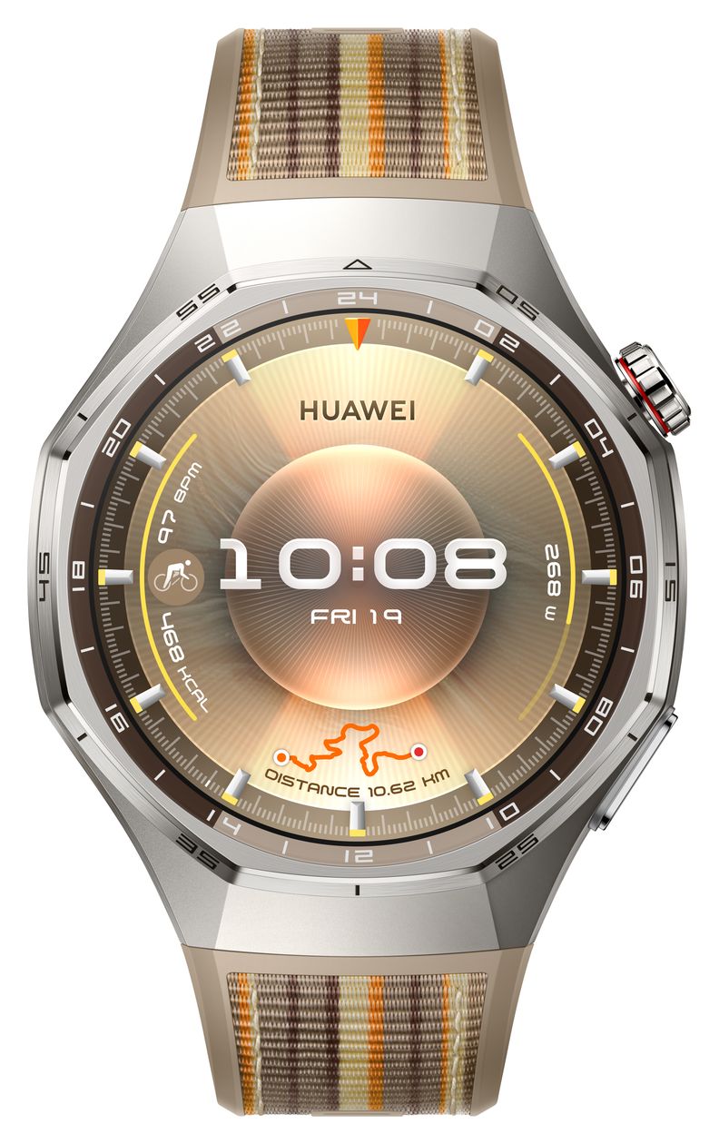 Watch GT6 Pro Digital 46 mm Smartwatch Rund IP69 504 h 317 ppi  (Schwarz, Titan) 