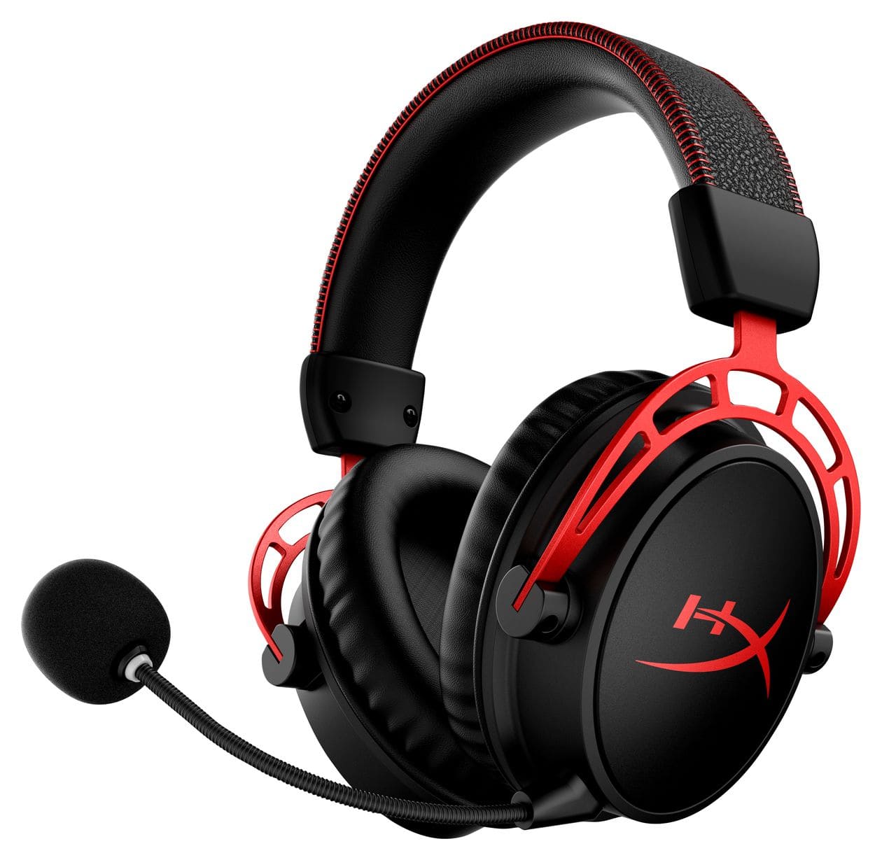 Cloud Alpha Over-Ear Gaming Kopfhörer kabelgebunden  (Schwarz/Rot) 