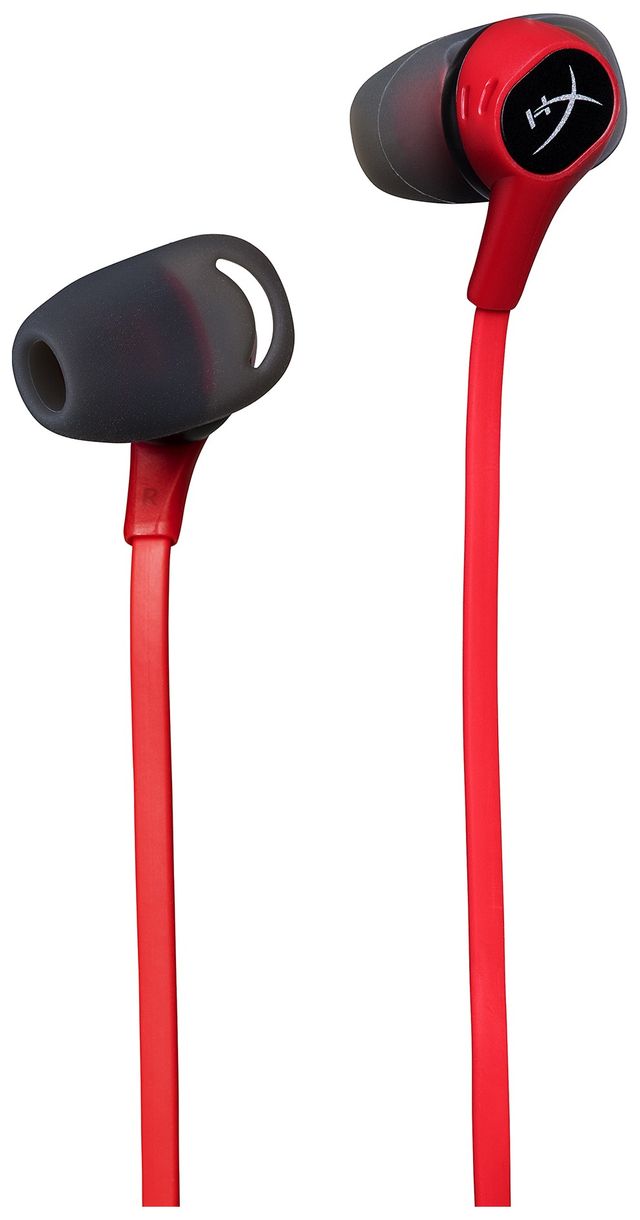 Cloud Earbuds Gaming Kopfhörer Nintendo Switch Kabelgebunden (Schwarz, Rot) 