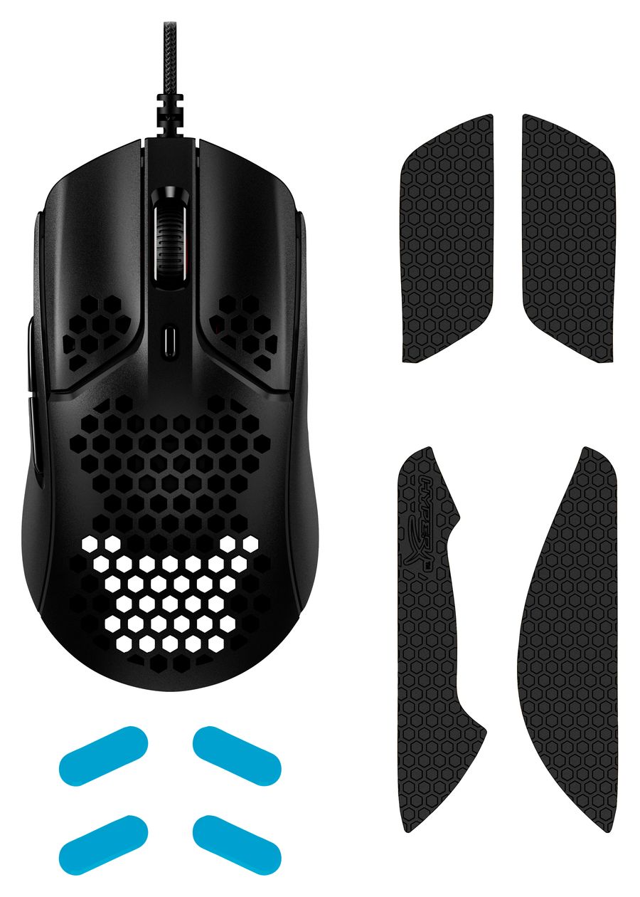 HyperX Pulsefire Haste 16000 DPI Gaming Maus Optisch  (Schwarz) 