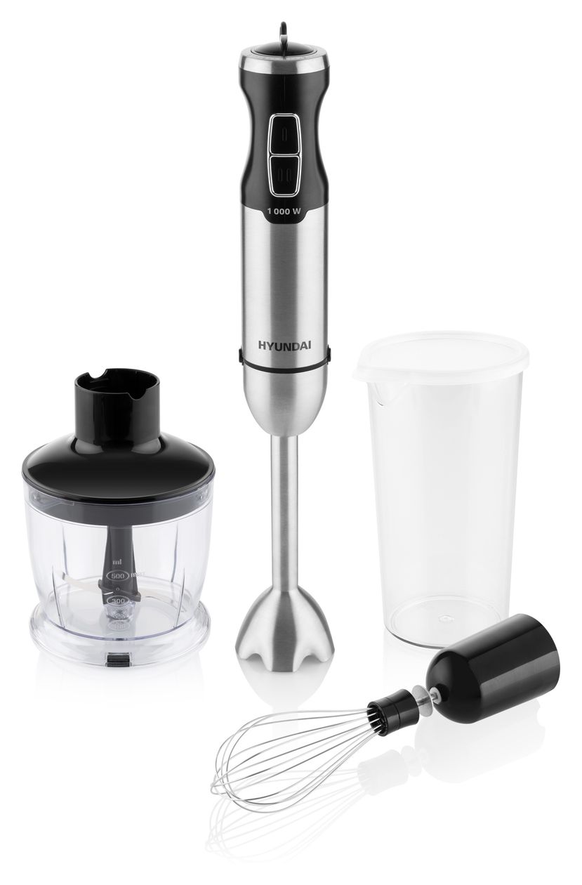 HB1000 Stabmixer 1000 W 5 Stufen  (Schwarz, Edelstahl) 