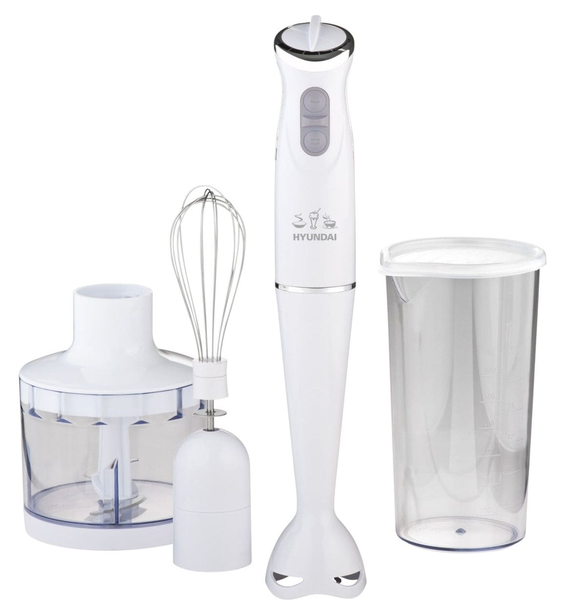 HB983 Stabmixer 380 W 2 Stufen  (Weiß, Grau) 