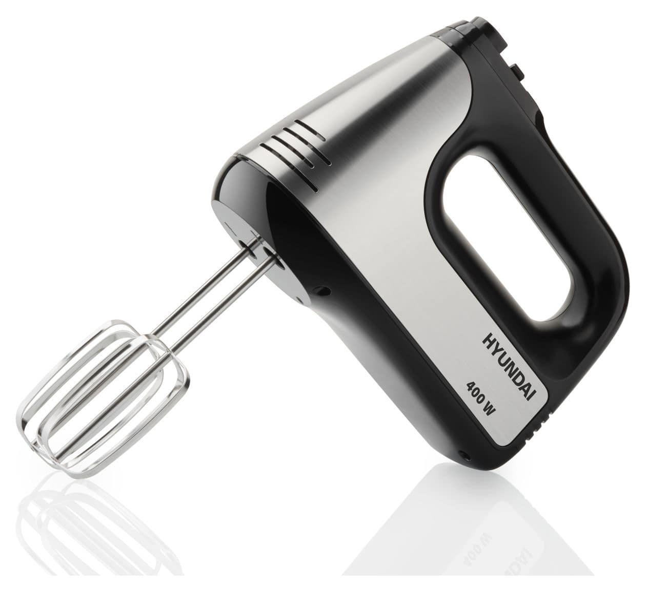HM708 Handmixer 400 W 5 Stufen  (Schwarz, Edelstahl) 