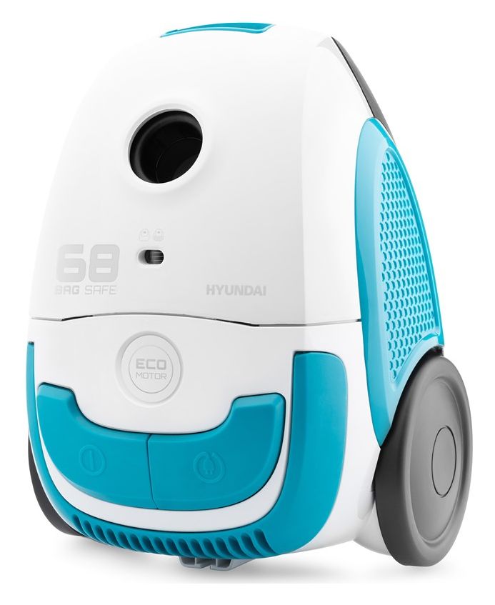 UVC068 Bodenstaubsauger mit Staubbeutel 800 W  (Weiß, Blau) 