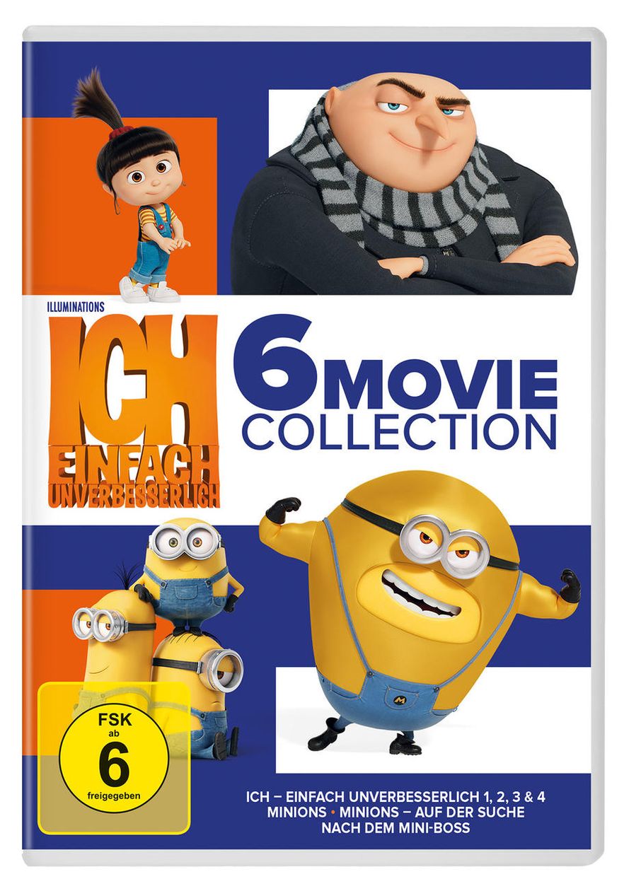 Ich einfach unverbesserlich & Minions - 6-Movie Collection (DVD) 