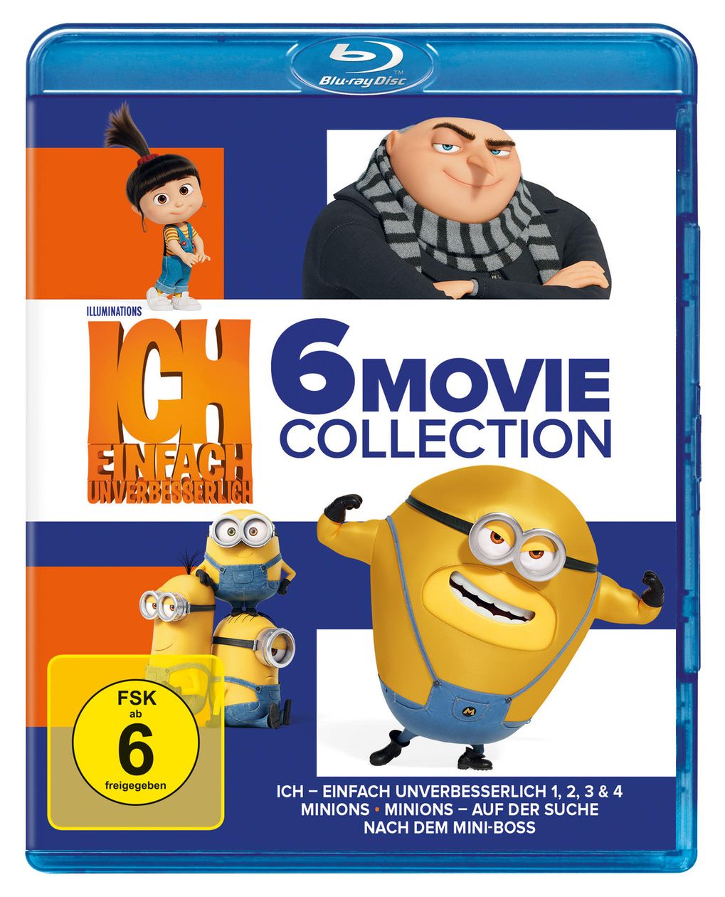 Ich einfach unverbesserlich & Minions - 6-Movie Collection (Blu-Ray) 