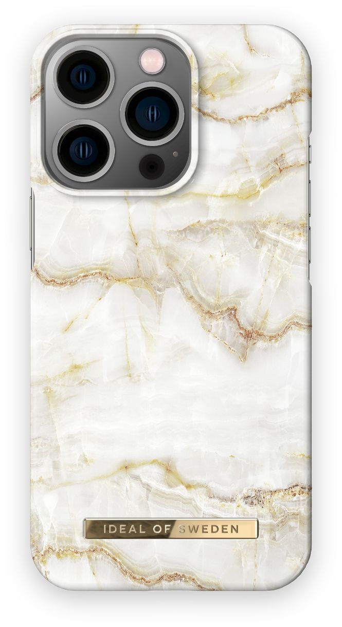 Golden Pearl Marble Cover für Apple iPhone 13 Pro (Gold, Marmorfarbe, Perleffekt) 