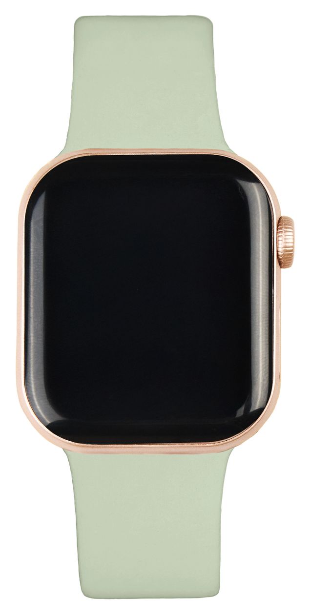 Silicone Watch Band Armband 20 mm Apple Watch 38/40/41/42 (Series10) - M/L  (Grün) 
