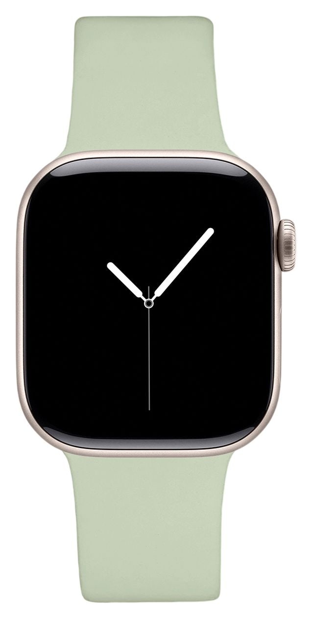 Silicone Watch Band Armband 20 mm Apple Watch 42/44/45/46/49 - M/L  (Grün) 