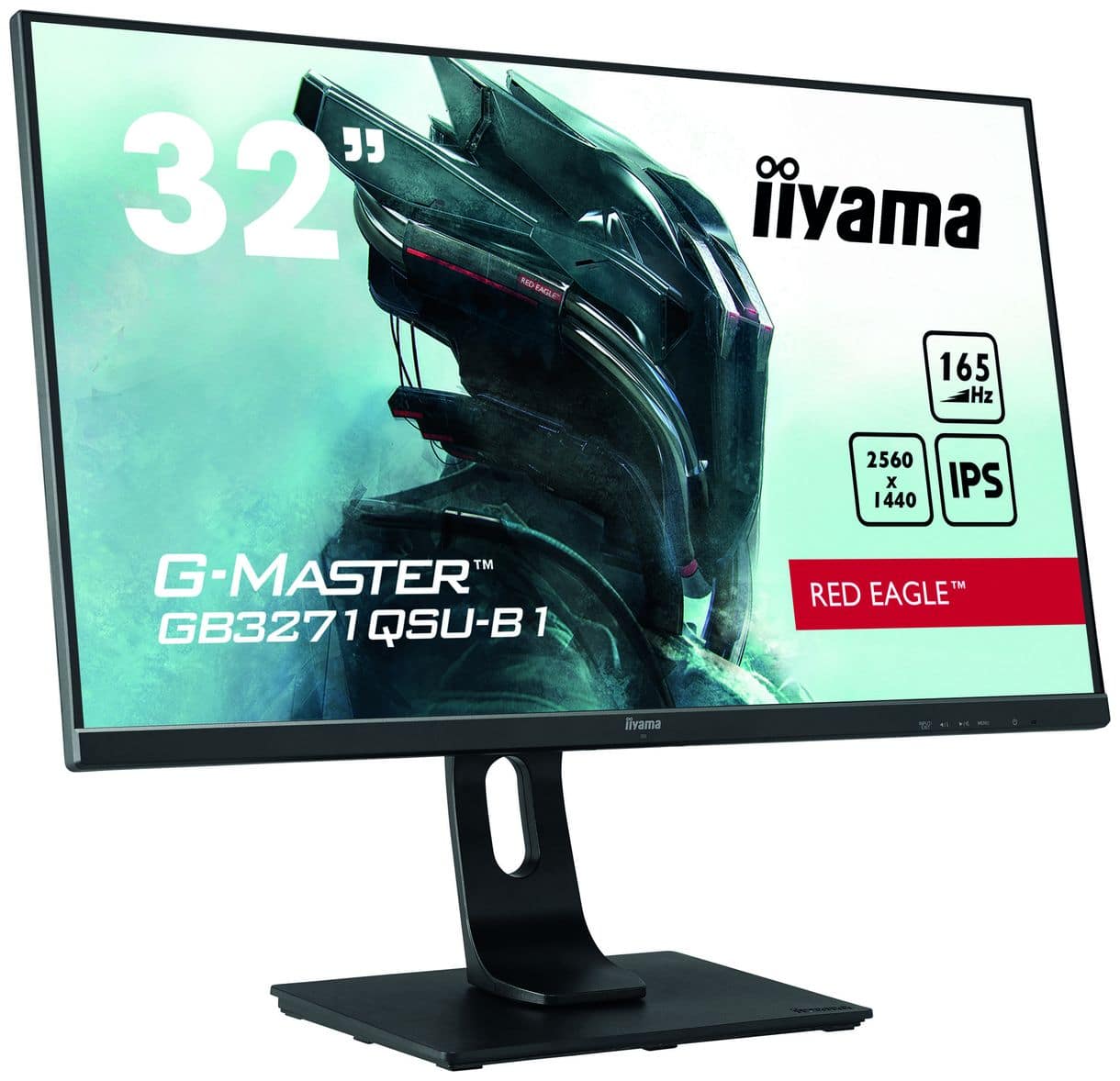G-Master GB3271QSU-B1 Quad HD Monitor 80 cm (31.5 Zoll) EEK: F 16:9 1 ms 400 cd/m² (Schwarz) 