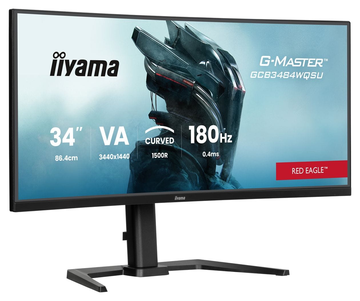 G-Master GCB3484WQSU-B1 Quad HD Monitor 86,4 cm (34 Zoll) 21:9 0,4 ms 500 cd/m²  (Schwarz) 
