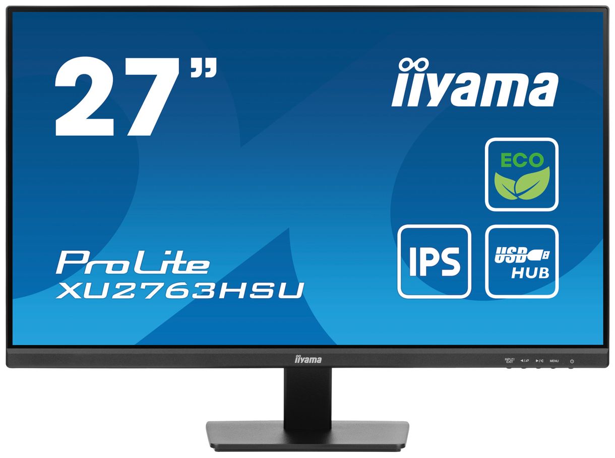 ProLite XU2763HSU-B1 Full HD Monitor 68,6 cm (27 Zoll) EEK: E 16:9 3 ms 250 cd/m² (Schwarz) 