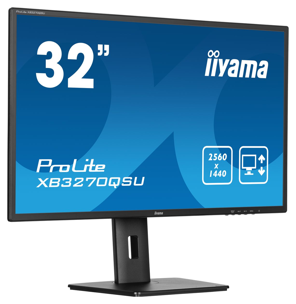 ProLite XB3270QSU-B1 Quad HD Monitor 80 cm (31.5 Zoll) 16:9 3 ms 250 cd/m²  (Schwarz) 