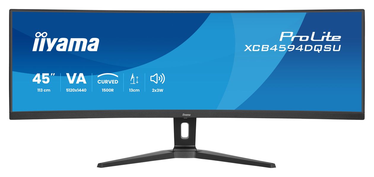 ProLite XCB4594DQSU-B1 Quad HD Monitor 113 cm ( 44.5 Zoll) 32:9 2 ms 450 cd/m²  (Schwarz) 