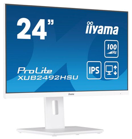 ProLite XUB2492HSU-W6 Full HD Monitor 60,5 cm (23.8 Zoll) EEK: D 16:9 0,4 ms 250 cd/m² (Weiß) 