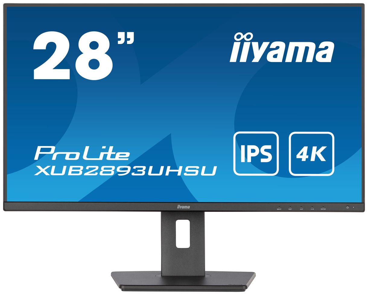 ProLite XUB2893UHSU-B5 4K Ultra HD Monitor 71,1 cm (28 Zoll) EEK: F 16:9 3 ms 300 cd/m² (Schwarz) 