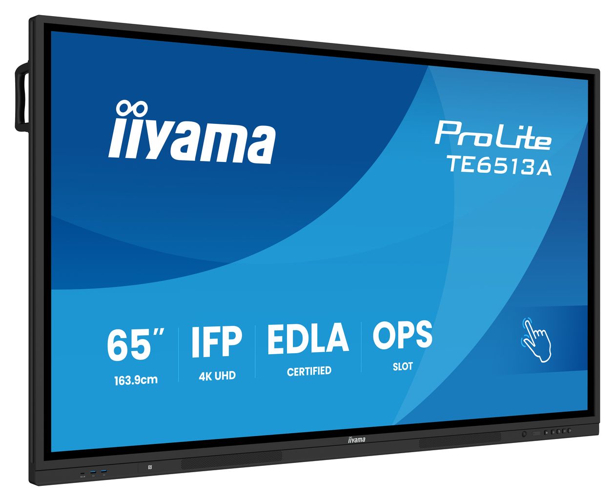 ProLite TE6513A-B2AG 4K Ultra HD Monitor 163,8 cm (64.5 Zoll) 16:9 8 ms  (Schwarz) 