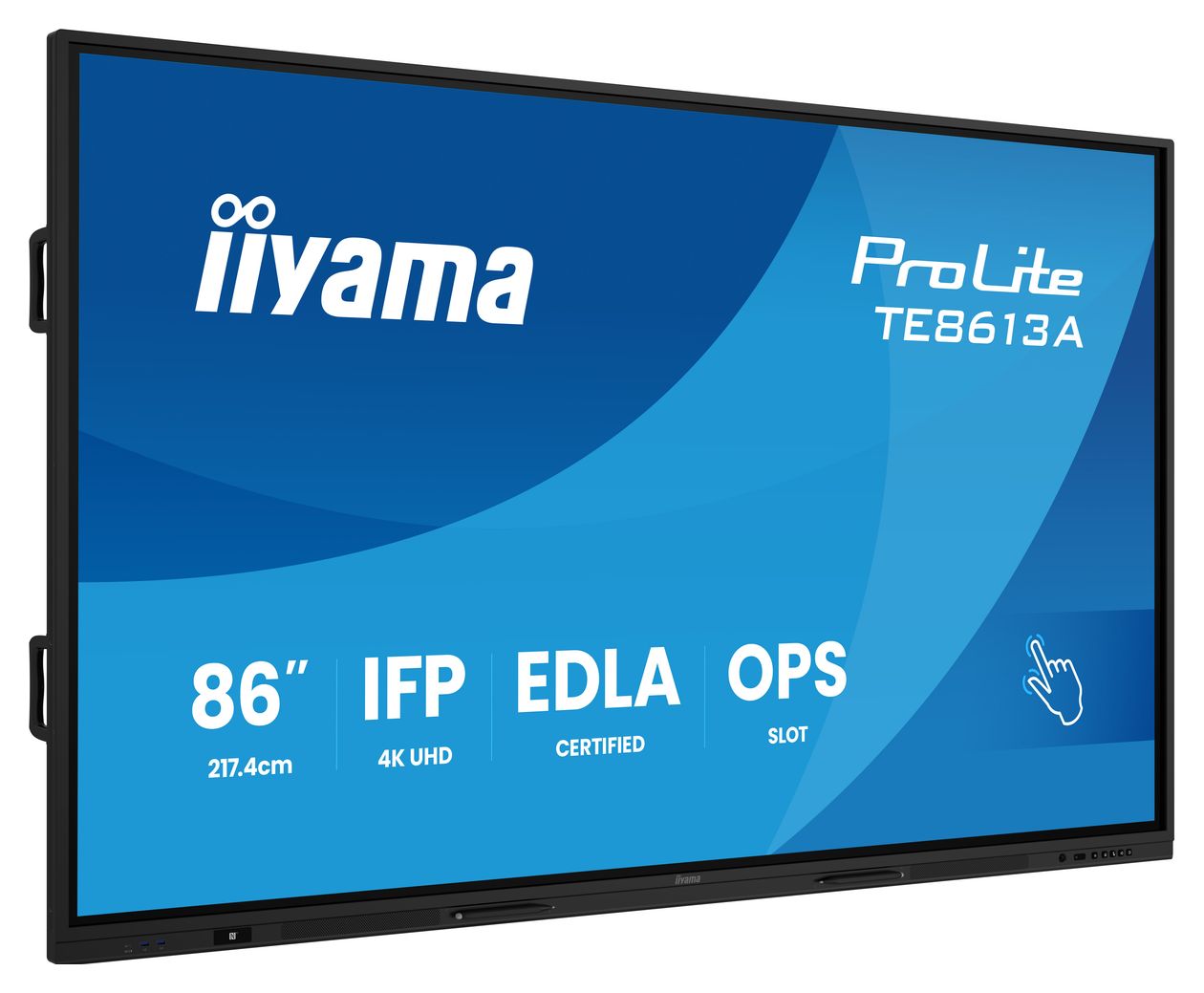 ProLite TE8613A-B2AG 4K Ultra HD Monitor 2,17 m (85.6") 16:9 8 ms  (Schwarz) 