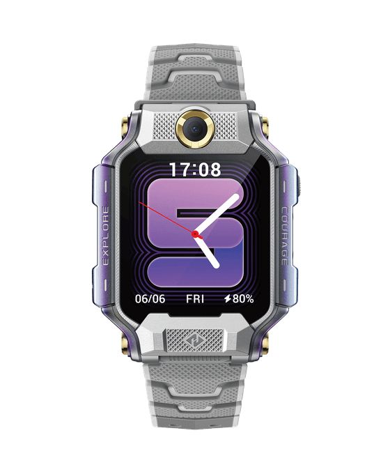 X10 Watch Phone Digital 45 mm  Smartwatch Quadratisch 72 h  (Grau) 
